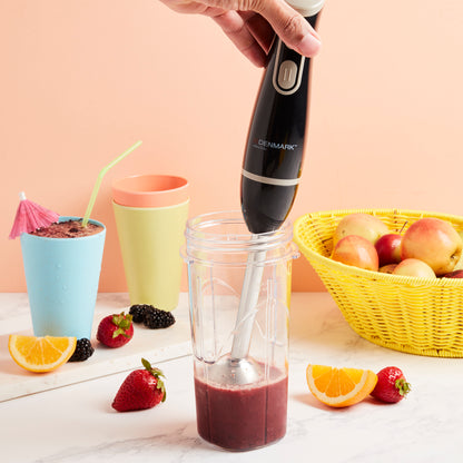2-Speed Hand Held Immersion Blender, Black