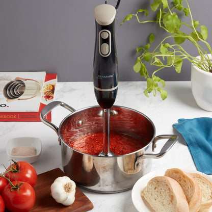 2-Speed Hand Held Immersion Blender, Black