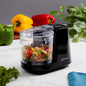 1.5-Cup Food Chopper Processor with One-Touch Pulse Control, Black