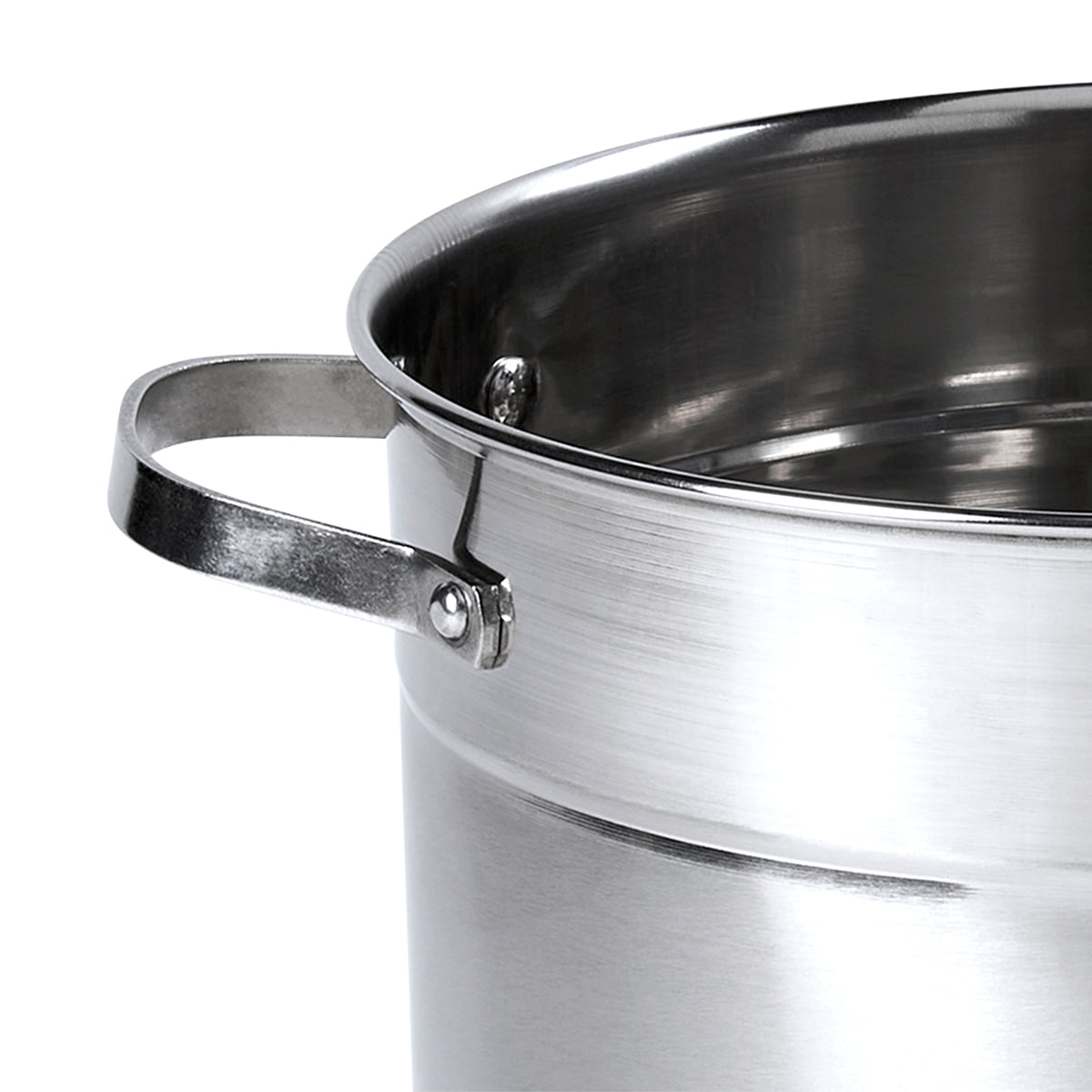 8-Quart Stainless Steel Multi Cooker Stock Pot with Steamer Insert