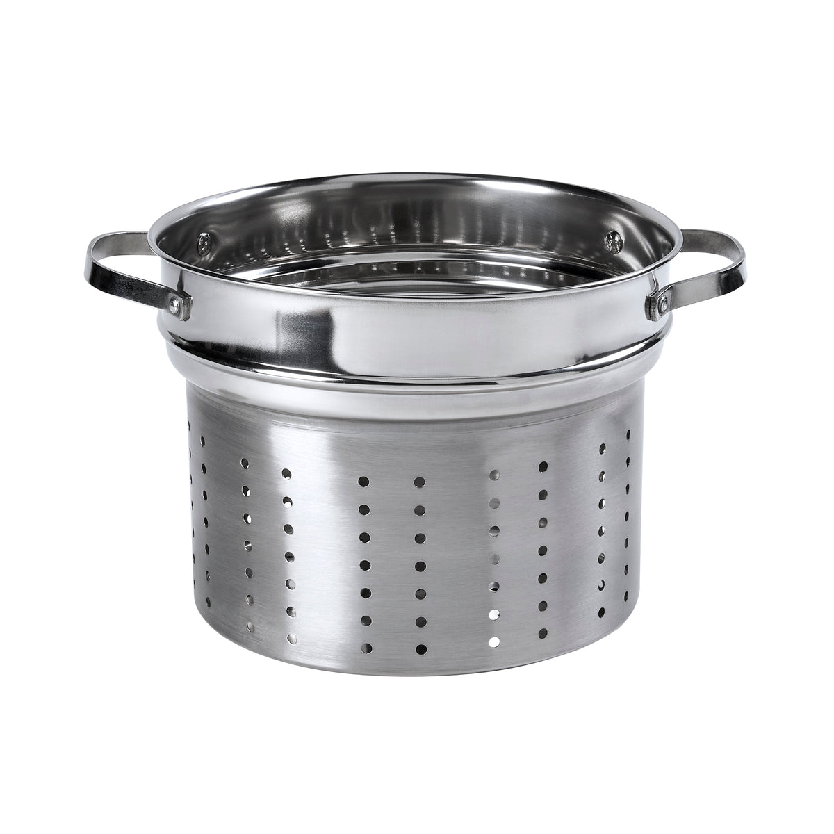8-Quart Stainless Steel Multi Cooker Stock Pot with Steamer Insert
