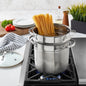 6-Quart Stainless Steel Multi Cooker Stock Pot with Steamer Insert