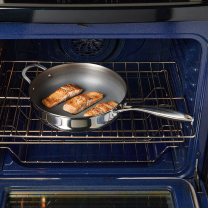 11.25" Titanium Sauté Pan with GeoGlide™ Surface & Glass Lid, Silver