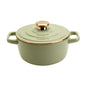 2-Quart Stoneware Casserole Pan Baking Dish, Matcha Green